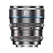 Produktbild SIRUI Night Walker 75 mm T1.2 S35 Teleobjektiv Cine Objektiv, große Blende, manueller Fokusobjektiv, MS75R-G, RF Mount, Metallgrau