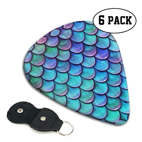 Mermaid Lot de 6 médiators pour guitare acoustique, guitare électrique, basse, ukulélé – fins, moyens et épais. - Les Beatles, Paul McCartney, John Lennon, RIngo Starr, George Harrison Mermaid Lot de 6 médiators pour guitare acoustique, guitare électrique, basse, ukulélé – fins, moyens et épais. – Image 3