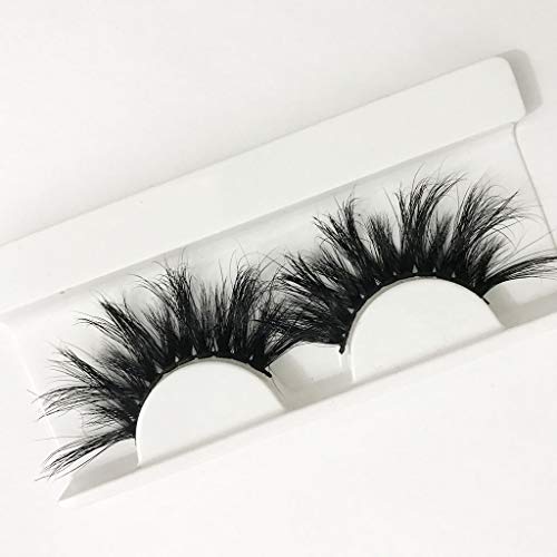 25mm Mink Eyelashes High Volume Fake Eyelashes Hand Made Fake 3D Mink Eyelashes Cruelty-free Dramatic Look/False Eyelashes