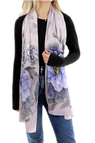 Womens La Fiorentina Silk Floral Print Scarf