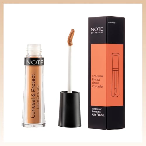 Image of Cosmetic Note - Anti-Concealer - Foundation - Imperfection Make-Up - Anti-Stain Controuring Make-Up Concealer - 4.5 ml - Paraben-Free (10 Hazelnut)