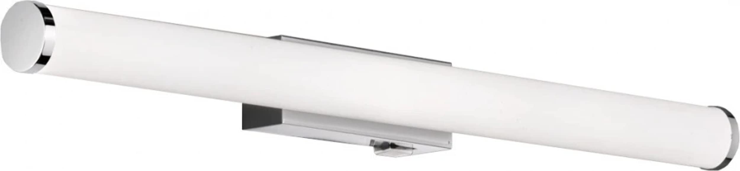 Trio Leuchten Chrome Mattimo 283270206 Led Wall Light Metal Plastic White 6.5 Watt