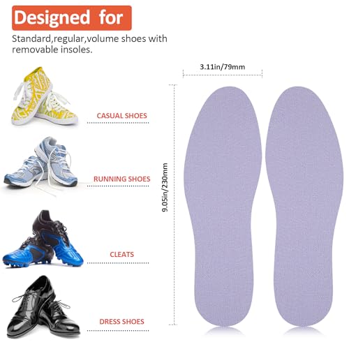 4 pares de plantillas transpirables para hombre y mujer miniatura 4
