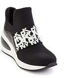 dkny sneakers beige Elastisches Band am Obermaterial