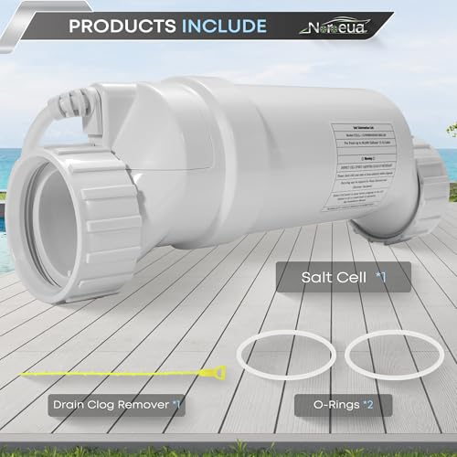 Salt Cell T5 Replacement Hayward Cell W3T-Cell-5 Pool Chlorinator System, Up to 20000 Gallons Turbo Chlorine Generation by Noroeua - Image 6