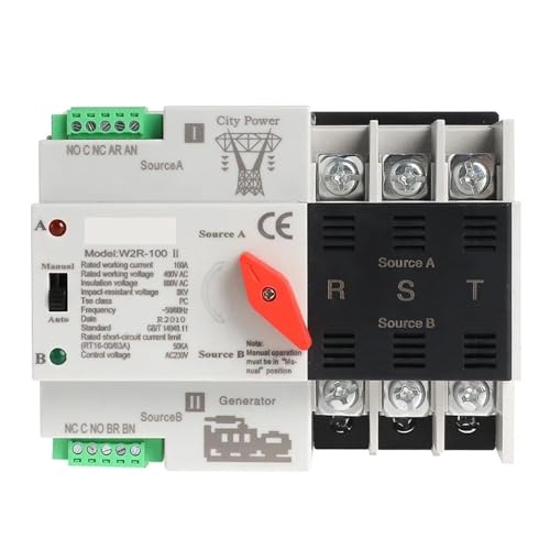 Commutateur de transfert automatique 220V 3P 100A inverseur source
