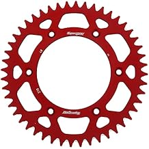 Supersprox Red Aluminum Sprocket, 48T, Chain Size 520, Ral-210-48-Red