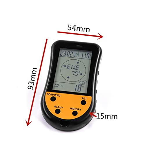 Altimètre numérique portable 8 en 1 avec thermomètre et météo - 5