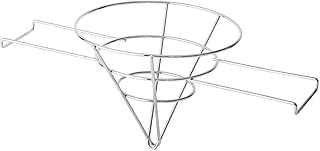 10" Fryer Oil Filter Cone Holder Stand – Chrome-Plated Steel with Handles – Fits 10" Cone Filters – Heavy-Duty Frame for Commercial Deep Fryer Oil Filtration