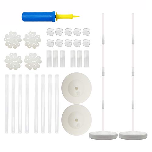 GoodtoU Balloon Columns Arch - 2 Set Balloon Arch with Balloon Pump Balloon Column Kit 48
