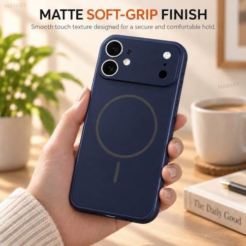 HANIRY iPhone 11 Luxury Glass Matte Case Blue - Image 7
