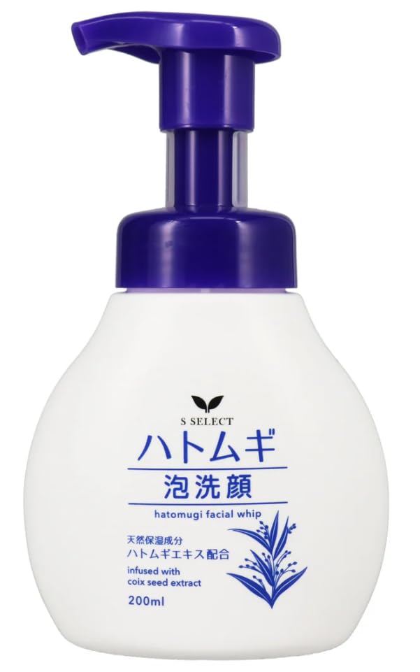 洗顔料 non Amazon | SELECT ハトムギ泡洗顔フォーム、ヒアルロン酸配合、200ml