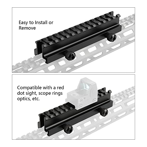 ToopMount Riser Base Mount 20mm Weaver Picatinny Rail Aluminum Alloy ...