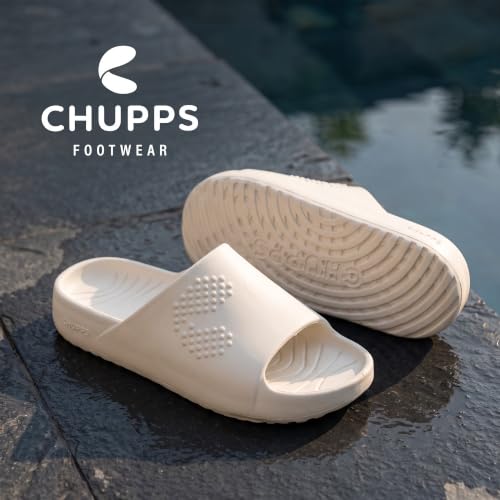 Image of CHUPPS Chupster Men's Orthopedic Slippers | Soft Cushioned Footbed | Lightweight Flip Flops | Anti-Skid Sole | Comfortable Daily Wear Chappals