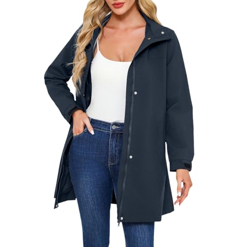 Veste coupe-vent ample femme finie la fraîcheur matinale en automne