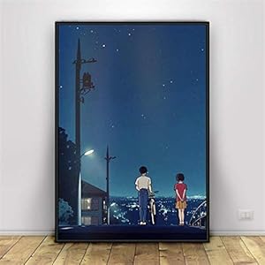 SYKKYS Whisper of the Heart Anime Movie Poster Canvas Schilderij Wall Art Print Decoratieve Pictures Home Decor 30×42 cm…