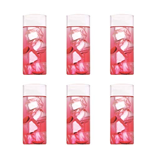 Borosil Vcc480 Vision Classic Collins - Premium Drinkware Glasses [Set Of 6] - Clear Lightweight & Durable Drinkware, Odor Resistant #TOP27