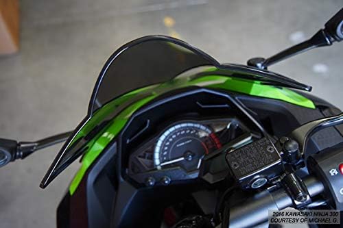 Race Series Windscreens Windshield Fits Kawasaki Ninja 300 2013-17 SMOKE