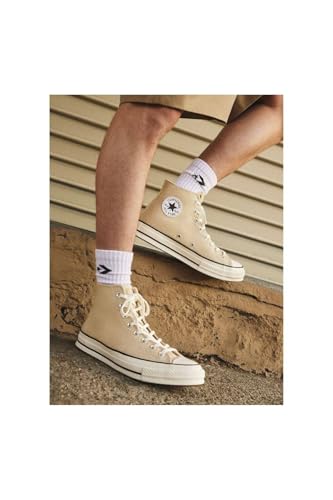 Converse Chuck 70 Hi Unisex Baskets Textiles Oatmeal 44 12 - vue 3