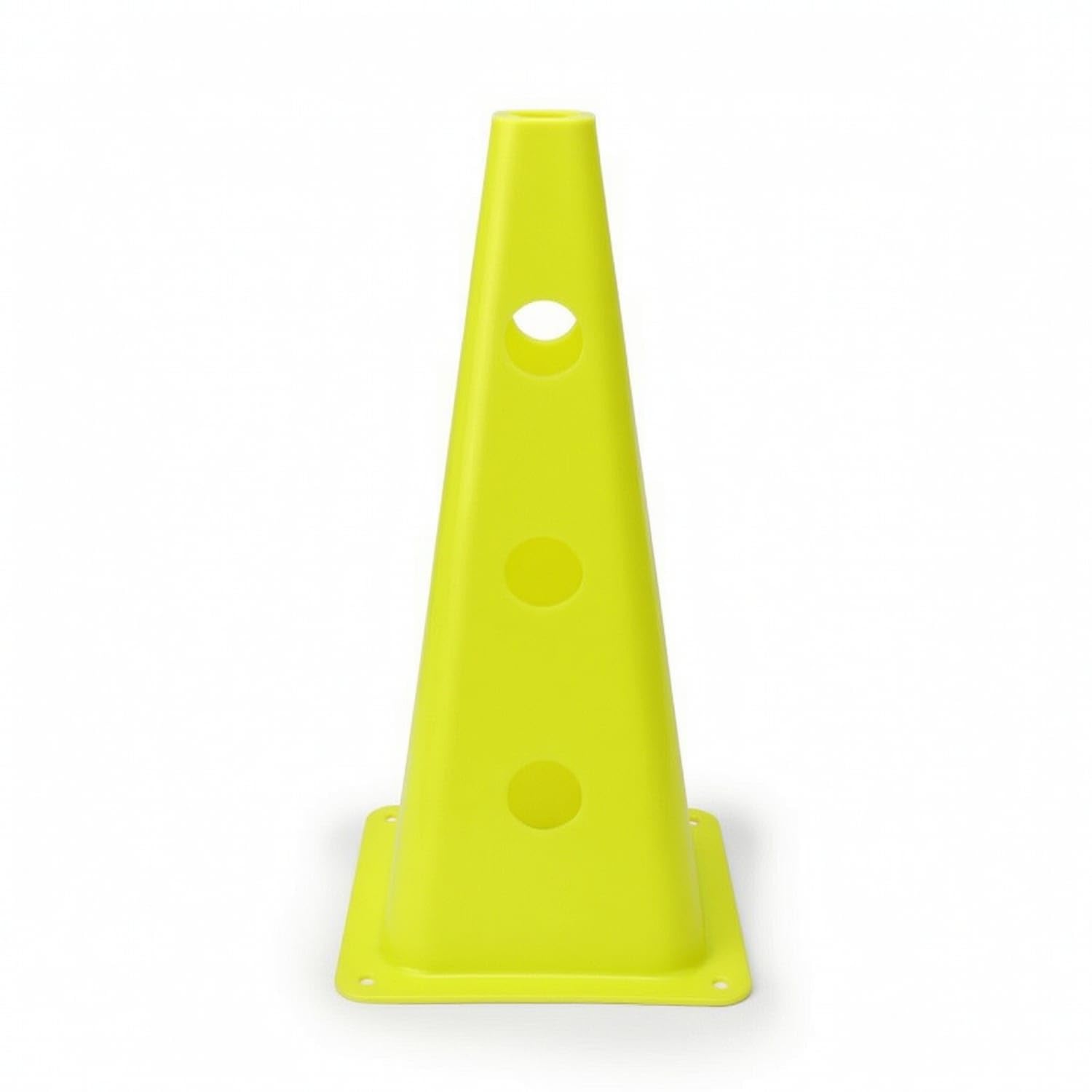 30 Cm Plastic Training Cone Multipurpose Cone with Side Openings Tapered Sports Cones Long-Lasting for Coaches, Athletes, Schools, Football Exercises, Fluorescent Yellow-image-29
