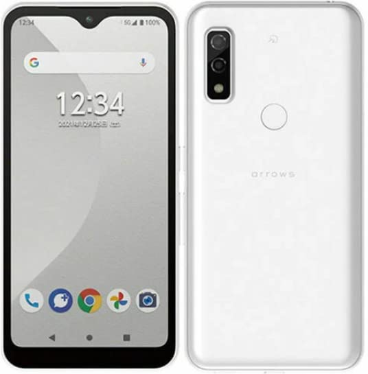 Amazon | SIMフリー arrows We FCG01 ホワイト AU スマートフォン本体 