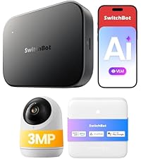 Amazon.co.jp: SwitchBot AI ハブ 防犯カメラ 500万画素 VLM搭載