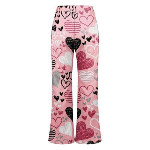 Pantalon d'été de qualité supérieure pour femme rose XL