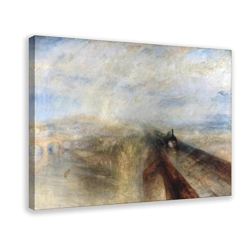 Tableau Turner Pluie Vapeur Vitesse WCYB déco bureau Hanga