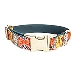 Hochwertiges Nylon-Material: Hergestellt aus hochwertigem Nylonfaden, einem D-Ring aus Edelstahl zum Befestigen einer Platte und einer Leine, sowie einem praktischen Clip-Verschluss zum schnellen und einhändigen Entfernen des Halsbands. Ihr Haustier. Die Kragenkanten sind glatt und weich für hohen Tragekomfort.