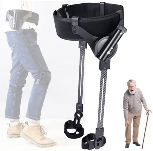 Adjustable Walking Aid for Leg Rehabilitation - Mobility Support Device for Elderly and Limited Mobility - Assistive Tool for Enhanced Walking Stability