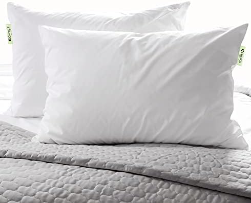 Authentic Choice Hotels’ Luminesse Hypoallergenic Green Label Luxury 2 pcs Soft Pillow, White, Standard (Pack of 2)
