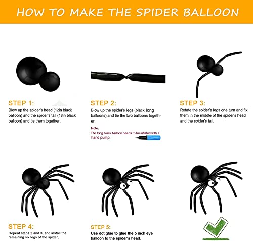 Halloween Balloons Garland Arch Kit Diy Halloween Party Supplies With Boo Foil Balloon Spider Balloon Black Orange Purple Fruit Green Confetti Balloon For Halloween Day Party Decorations #TOP5