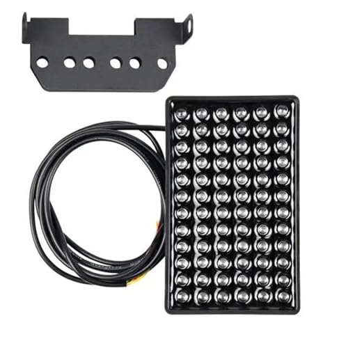 3ème feux stop arrière central clignotant 72 LED 12V universel