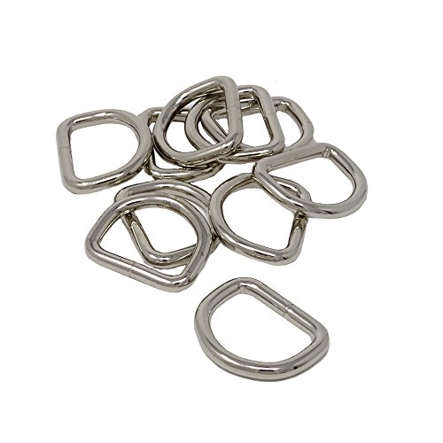 SBS D-Ring | 10 Stück | 35 x 27 mm | Stärke 4mm | Halbrunder Ring Halbring rostfrei