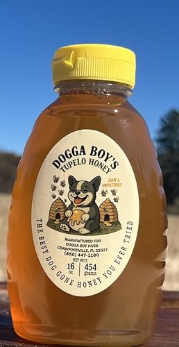 Image of Tupelo Honey - 100% Pure Raw Unfiltered - 16oz Plastic Jar by Dogga Boy Hives inch