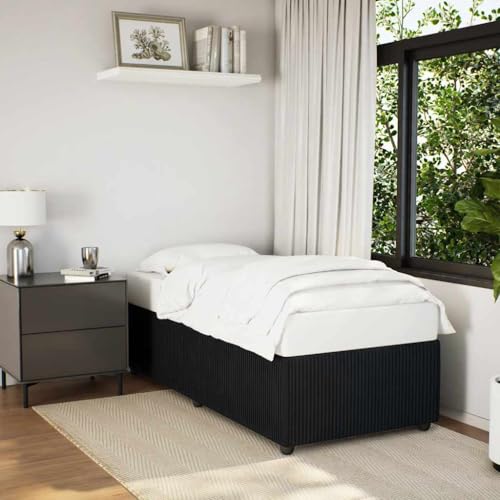 CIOURSTO Cama De Tela De Terciopelo, Cama Supletoria con Somier, Bed Acolchada Transpirable Y Ventilada para Dormitorio, Altura 40 cm (100x200cm)