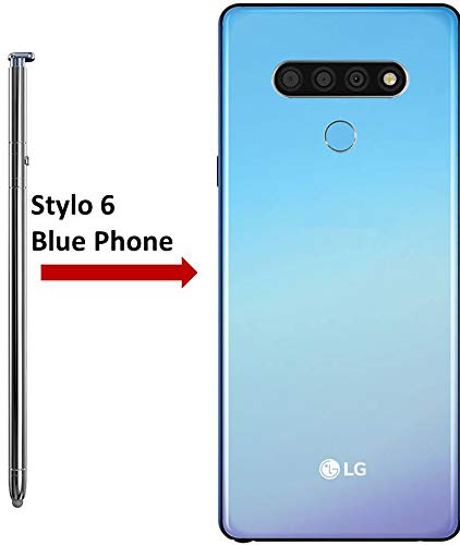 2PCS Stylo 6 Pen Touch Stylus Pen Replacement Part for LG Stylo 6 Stylus 6 Q730TM/AM/VS/MS/PS/CS/MA LCD Touch Pen Stylus Pen + Eject Pin (Blue Phone Pen)