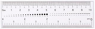 10PCs Manicure PVC Clear Soft Ruler Transparent Card Scale Can Measure Drill Nail Shop Special Tool Ruler