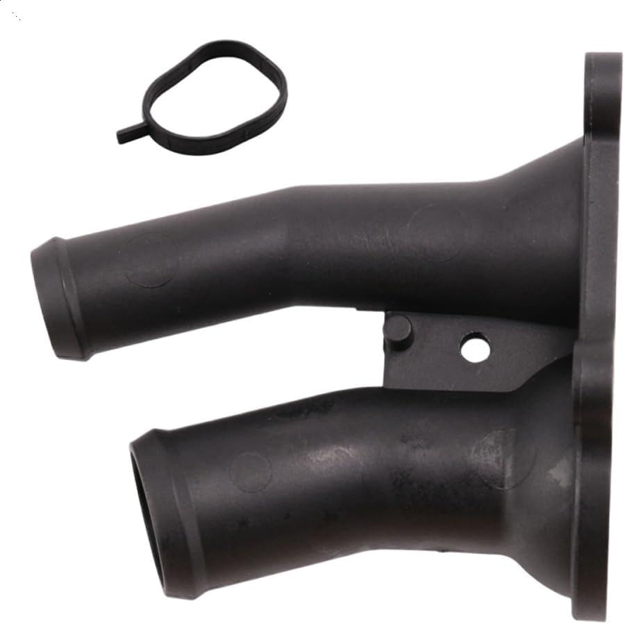 Thermostat Housing Coolant Flange Compatible with C-Max for Focus Fusion for Mondeo Fiesta 2001-2012 - Replaces 1707050 2S6G-9K478-BC