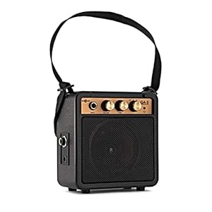 Portable Battery Powered Mini Guitar Amp by Gear4music