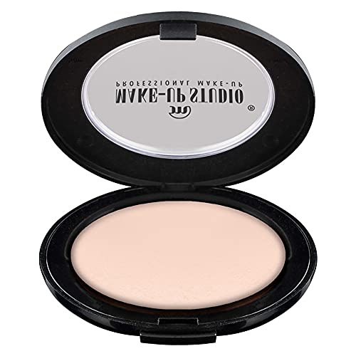Make-Up Studio Professional Make-Up Face Powder Compact Foundation - Gives A Subtle Glow - Neutral Undertone - Long-Wearing - Can Also Be Used To Highlight - Transparent Shimmering - 0.35 Oz #TOP23