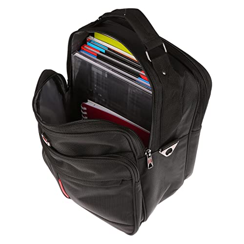 Christian Wippermann Arbeitstasche Herren - Hochwertige Flugbegleiter Tasche - Nylon Wasserabweisend, 30x34x20cm - 2 Hauptfächer mit Laptopfach - Abnehmbarer Trageriemen - 20L Volumen