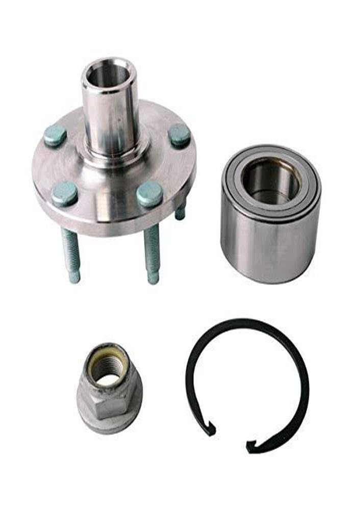 SKF Front Wheel Hub and Bearing Assembly Kit Press Spindle Module Knuckle Snap Ring BR930676K Compatible with Ford 2007-2010 Lincoln 2007-2010