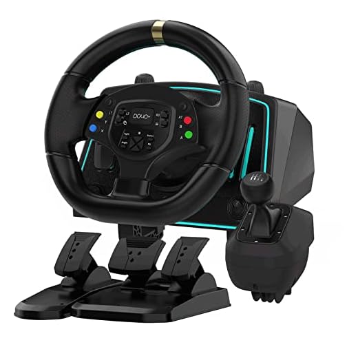 Racing Wheel, DOYO Gaming Steering Wheels 1080° Driving Sim Car Simulator with Speaker Pedals Clutch Paddle Gear Shifters for Xbox One/ Xbox Series X S/ PS4/ PS3/ PC/ Xinput/Xbox 360/ Switch/ Android