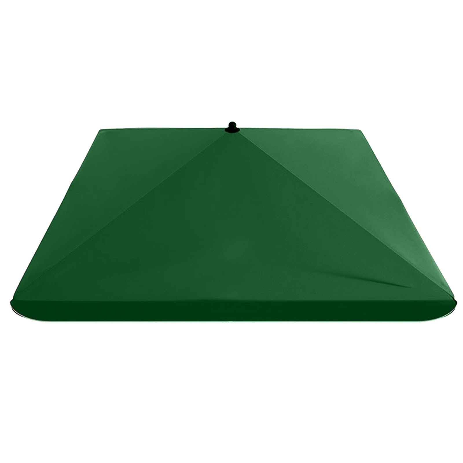 4 Ribs Patio Replacement Parasol Canopy Umbrella Clothes Rectangular Changing Out the Cloth Canopy Umbrella Canvas for Patio Garden Market Umbrella(Green,2x2.0m=6.6x6.6')
