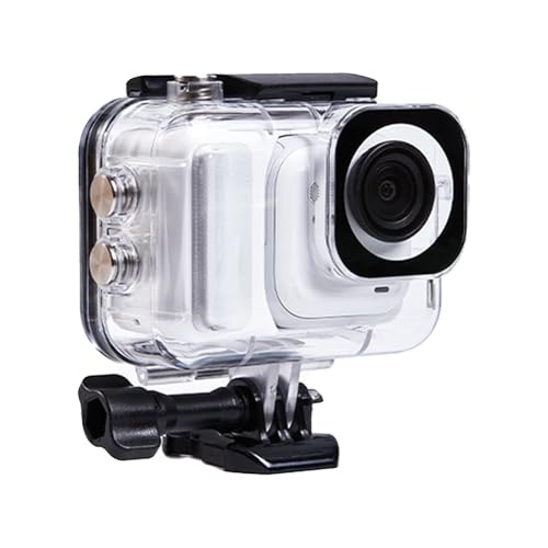 TEHAOUU アクションカメラ 防水ケース Insta360 GO Ultra対応 奥行き60m保護 高透明 タッチスクリーンバックカバー(フルセットケース)