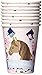 Pink & Blue Saddle Up Cups (Pack of 8) - 9 oz. - Disposable & Eco-Friendly Paper Party Cups - Perfect for Kids Birthday Celebrations