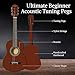 Best Choice Products 30in Kids Acoustic Guitar, All-in-One Beginner Starter Kit w/Strap, Case, Extra Strings, Rosette Inlay - Mahogany Stain