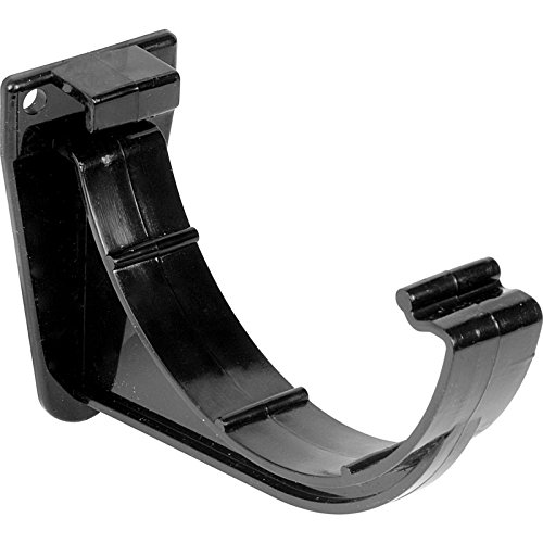 Shirenock Black 112Mm Half Round Fascia Bracket 1 In Pack