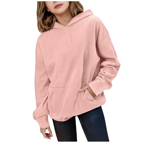 Sweatshirts for Teen Girls Cute Trendy Youth Long Sleeve Oversized Hooded Sweatshirt Tween Tops Winter Preppy Clothes2